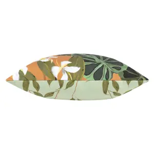 Wylder Tropics Kali Leaves Tropical Polyester Filled Outdoor Cushion