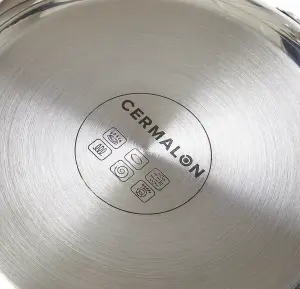 Cermalon Stainless Steel 8 Piece Cookware Set