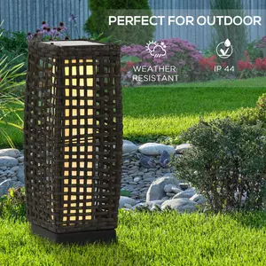 Ackland 78Cm Solar Powered Integrated LED Outdoor Lantern