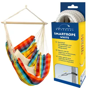 Brasil Hanging Chair Outdoor Set Rainbow