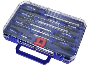 Faithfull Soft Grip Screwdriver Set (8 Pieces) - XMS24SDRIVER