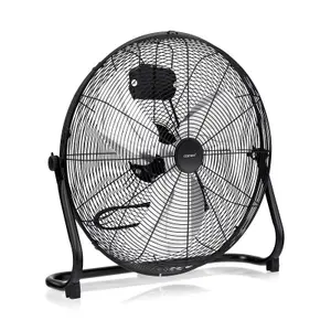 Costway 20" Industrial Drum Fan High-Velocity Direct-Driven Barrel Floor Fan 3 Speed