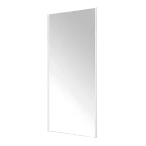 Form Valla White Mirrored Sliding wardrobe door, (H) 2260mm x (W) 922mm