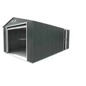 12 x 26 Metal Garage - Anthracite Grey (12ft x 26ft / 12' x 26' / 3.72m x 7.85m)