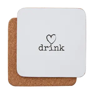 Maison by Premier Set Of Four Charm Drink Coasters