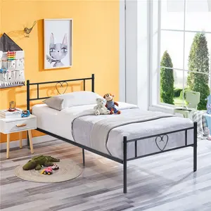 Aaru Bed Frame Black / Single (3')