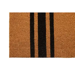 Interiors by Premier Black Stripe Extra Large Doormat