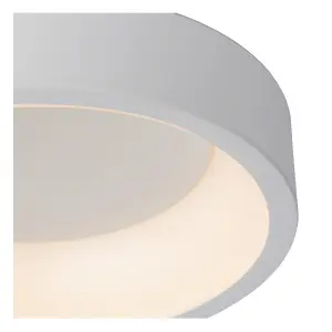 Lucide Talowe Led Modern Flush Ceiling Light 80cm - LED Dim. - 1x80W 3000K - White