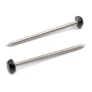 Rapierstar StarPin Polymer Headed Pins - 40mm, Anthracite Grey