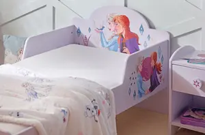 Disney Frozen Toddler Bed: Sturdy Engineered Wood Construction, Fits 140cm x 70cm Mattress (Mattress not included)