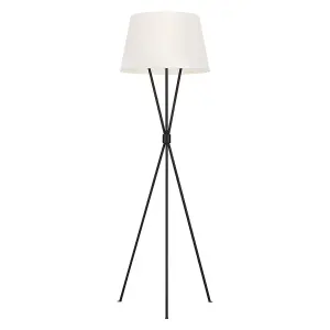 Elstead Penny 1 Light Floor Lamp, Aged Iron, E27