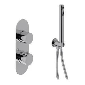 Dezine Alto Concealed Shower Kit with Handset, Chrome