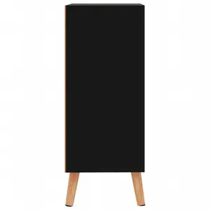 Sideboard 60x30x72 cm Engineered Wood High Gloss Black