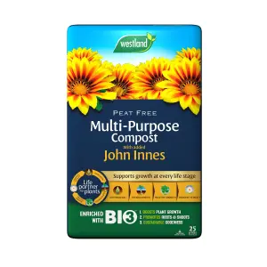 Westland Multi Purpose Compost with John Innes Peat Free 25L