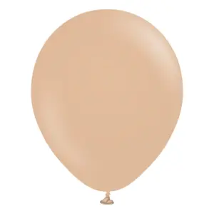 Kalisan Latex Retro Balloons (Pack of 100) Desert Sand (One Size)