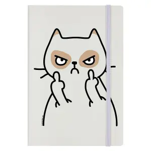 Grindstore Muther Fluffer Hard Cover A5 Notebook Cream (One Size)