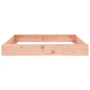 Berkfield Sandbox with Seats Square Solid Wood Douglas