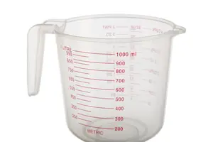 Essentials by Premier Guluna Set of Three Clear Plastic Measuring Jugs