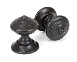 From The Anvil Aged Bronze Elmore Concealed Mortice Knob Set