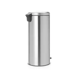 Brabantia Metal Brushed steel Pedal Bin - 30L Freestanding