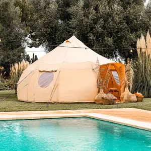 6m Luna Bell Tent - Canvas Lite 200