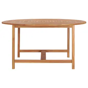 Berkfield Garden Table 150x76 cm Solid Teak Wood