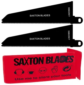 Saxton SSB229CT Wood & Plastic Reciprocating Saw Blade Compatible with Black and Decker Piranha Scorpion Saws Pack of 2