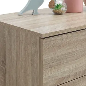 Rio Costa Chest 3 Drawers Bedroom Living Room Storage Sonoma Oak