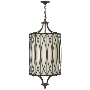 Elstead Walden 4 Light Ceiling Pendant Victorian Bronze, E14