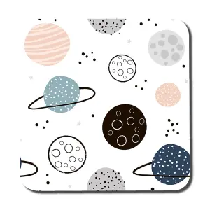 Child hand drawn space elements (Coaster) / Default Title