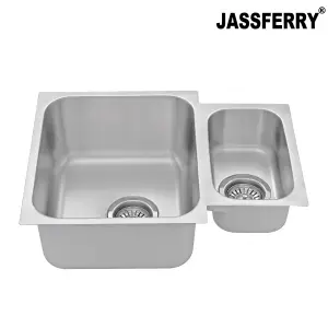 JASSFERRY Undermount Stainless Steel Kitchen Sink 1.5 One Half Bowl