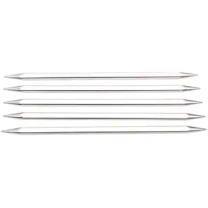 Nova Cubics: Knitting Pins: Double-Ended: Set of Five: 20cm x 3.75mm