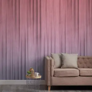 Grandeco Flashy Concrete Pink Ombre 3 panel repeatable Textured Mural, 2.8 x 1.59m