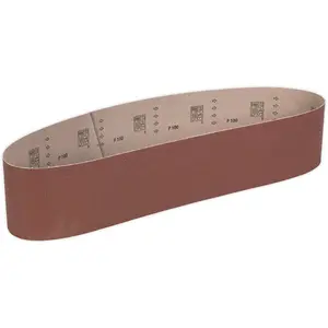 High-Quality 100mm x 1220mm Sanding Belt - 100 Grit Aluminium Oxide for Optimal Performance