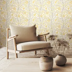 Hoopla Walls Rosehip Trail Warm Natural Smooth Matt Wallpaper