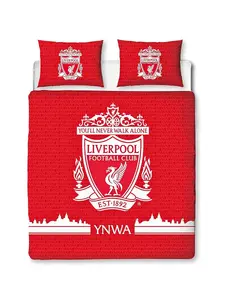 Liverpool FC Tone Double Panel Duvet and Pillowcase Set