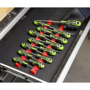 395mm 14 Capacity Screwdriver Storage Rack - Tool Drawer Organizer Divider