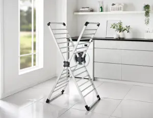 BLACK+DECKER X-Frame Folding Heated Laundry Airer