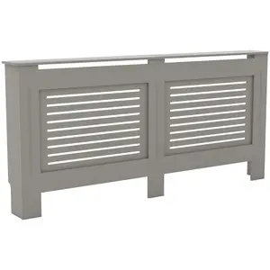 Vida Designs Milton Extra Large Grey MDF Radiator Cover