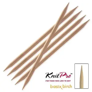 BASIX DP 20X3.25 - Basix: Knitting Pins: Double-Ended: Set of Five: 20cm x 3.25mm - KnitPro