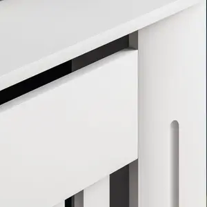 Vida Designs Chelsea Small White MDF Radiator Cover