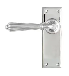 From The Anvil Polished Chrome Hinton Lever Latch Set