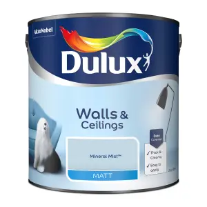 Dulux Walls & ceilings Mineral mist Matt Emulsion paint, 2.5L