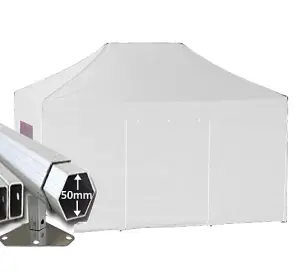 3m x 2m Extreme 50 Instant Shelter Pop Up Gazebos Frame, Canopy & Sides - White