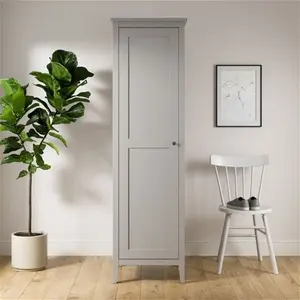 Dunelm Lynton Single Wardrobe, Farmhouse, Grey