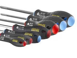 Stanley Screwdrivers STA065425 Fatmax Parallel / Flared / Pozi 7 Piece 0-65-425