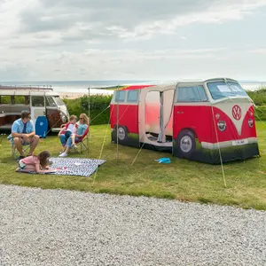 Volkswagen Red Camper van Quick pitch 4-man Tent