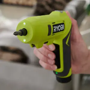 Ryobi USB Lithium Pivoting Screwdriver Kit (1 x 2.0Ah) 4V - RSDP4-120G