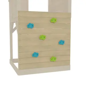 TP Treehouse Wooden Play Tower Climbing Wall - FSC certified