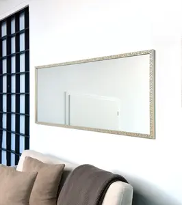 nielsen Banks Mosaic Design Wall Mirror Bathroom Mirror Living Room Mirror - Bronze - 50x70cm